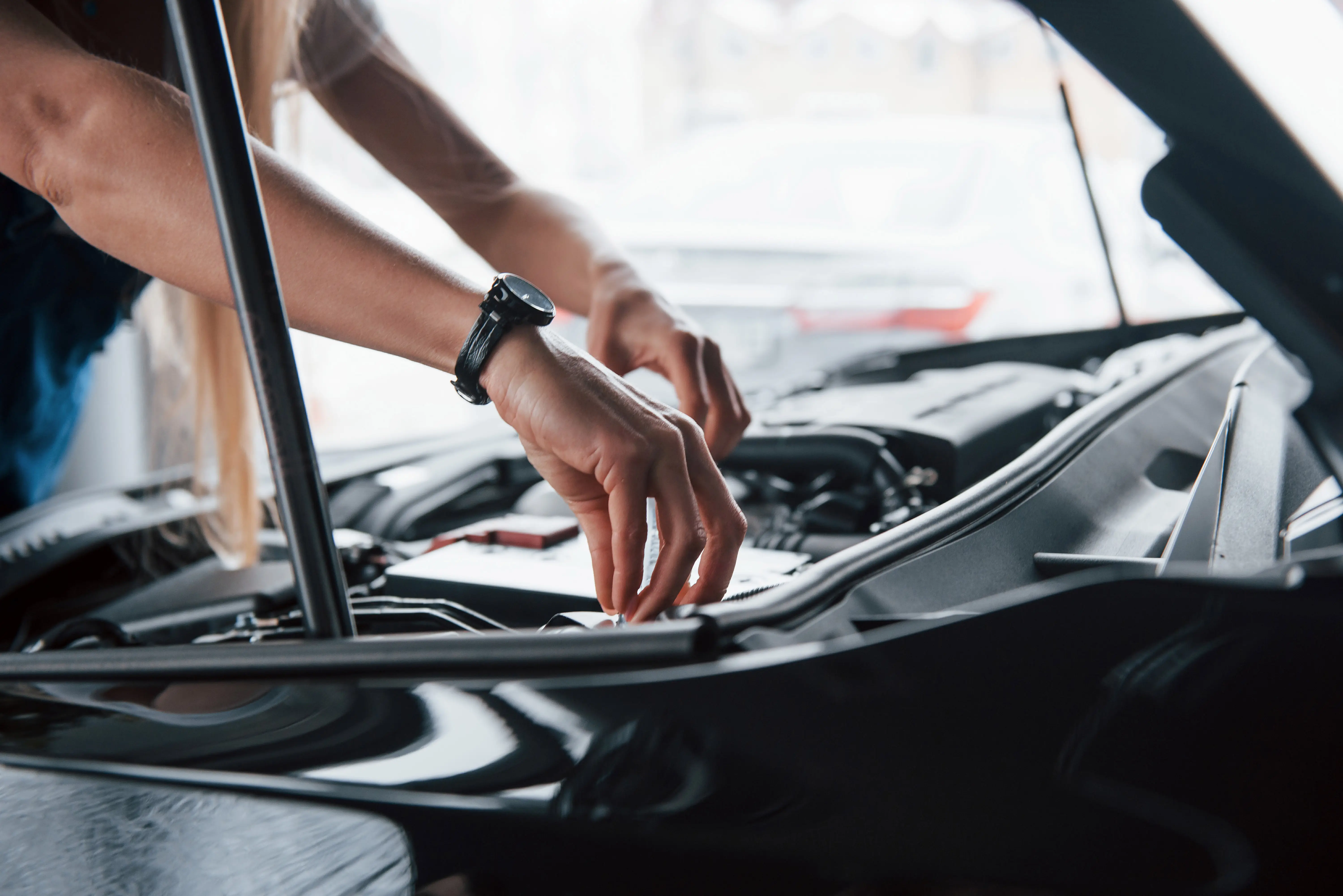 High-performance vehicle in Streamline Performance Garage
